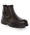 RG589 (TRK207) Safety Footwear Waterproof S3 Dealer Boots Black colour image